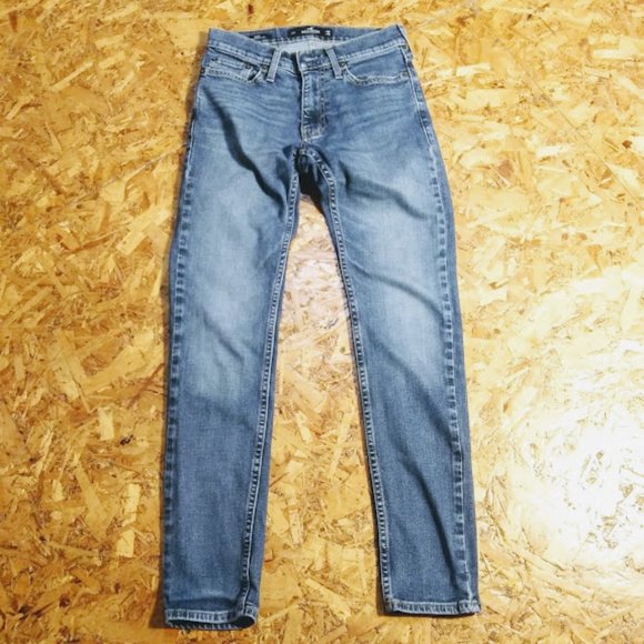 * HOLLISTER MEN JEANS *SKINNY* EPIC FLEX*MEN/JUNIOR SIZE 26W 30L - Picture 7 of 10